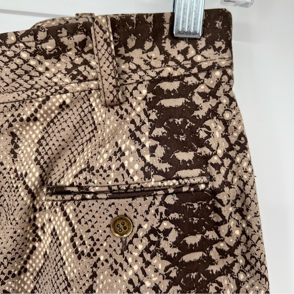 Tracy Reese Python Snake Print Cotton Pencil Skirt - Picture 5 of 6